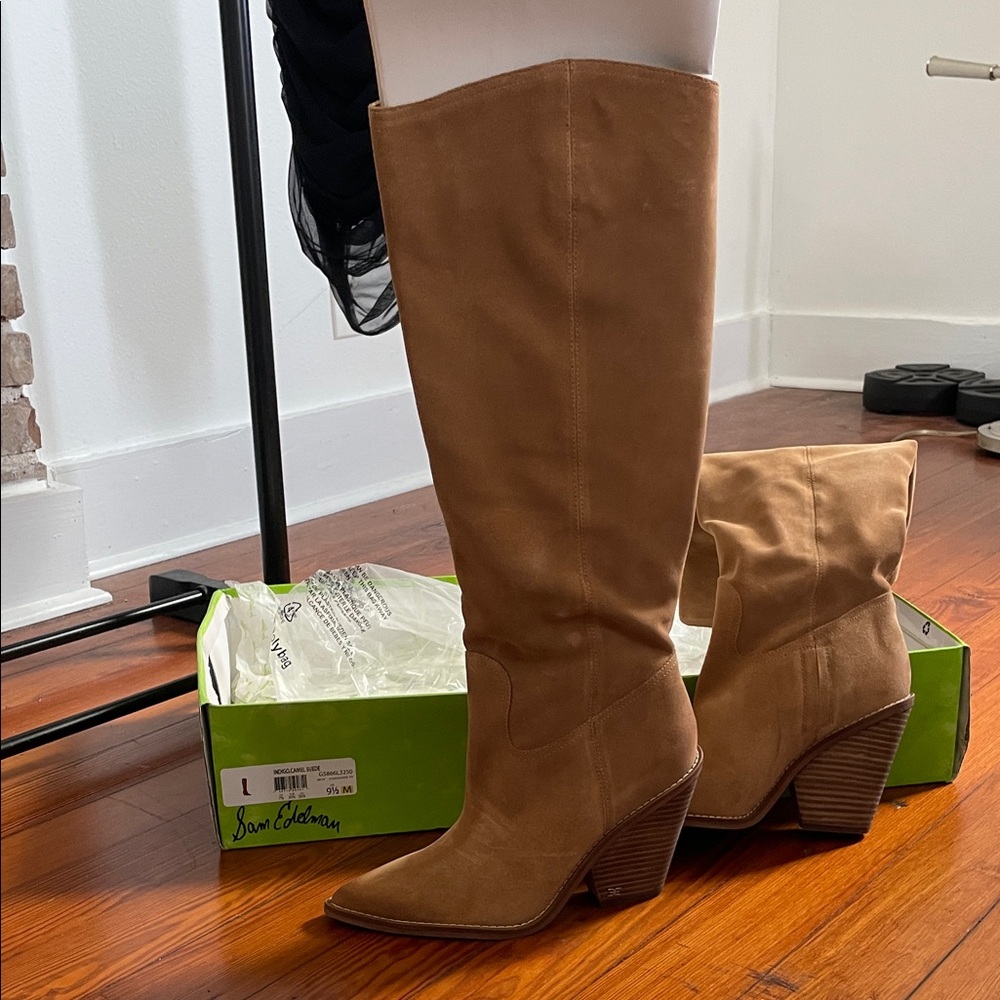 Sam Edelman Women's Brown Heeled Boots